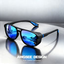 Óculos de Sol Steampunk Shield Polarizado UV400