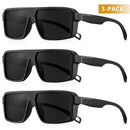 Óculos de Sol Quadrado Polarizado Ultra Leve