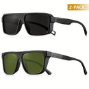 Óculos de Sol Quadrado Polarizado Ultra Leve