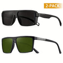 Óculos de Sol Quadrado Polarizado Ultra Leve