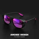 Óculos de Sol Steampunk Shield Polarizado UV400