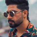 Óculos de Sol Steampunk Vintage Redondo