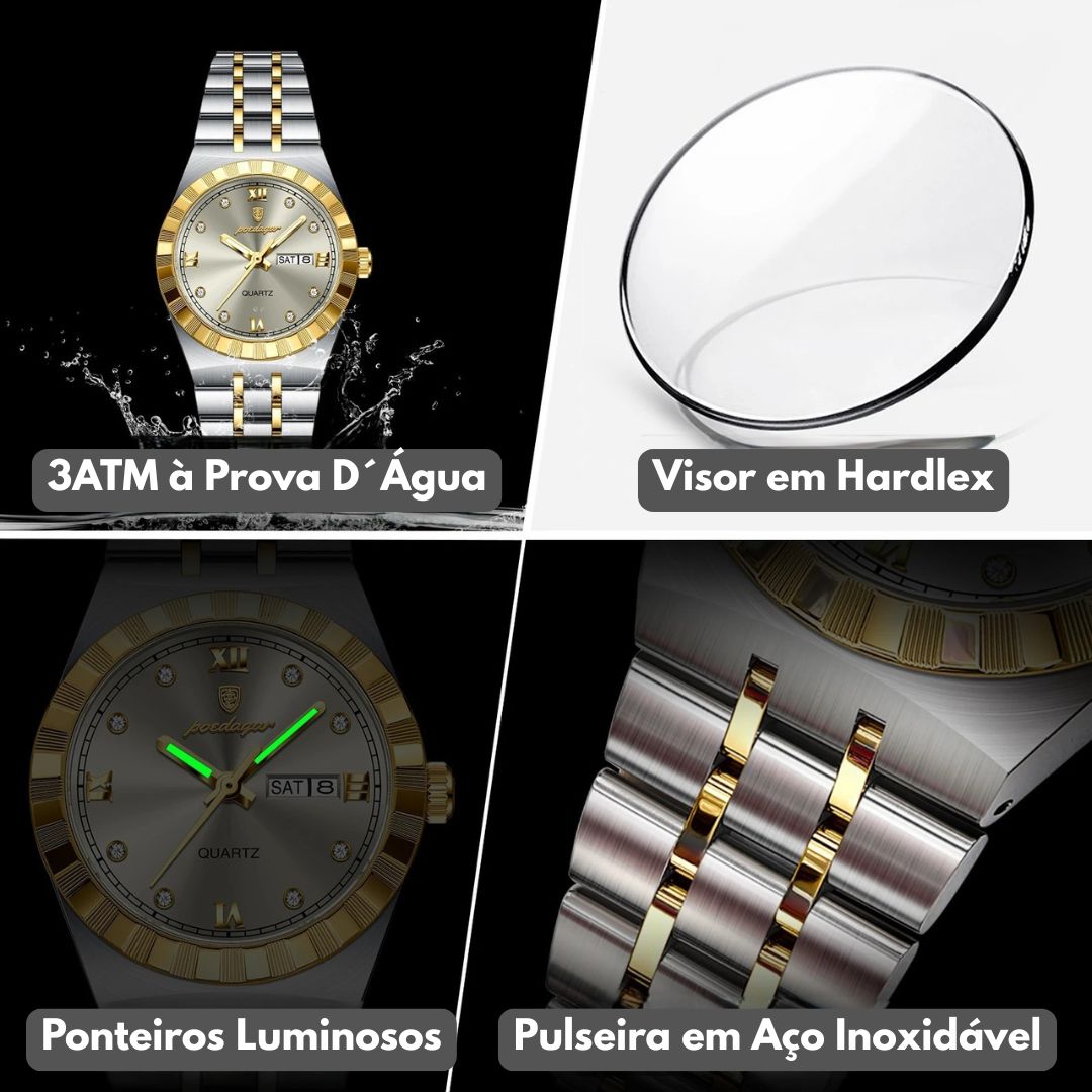 Relógio Poedagar Dama Imperial Lux