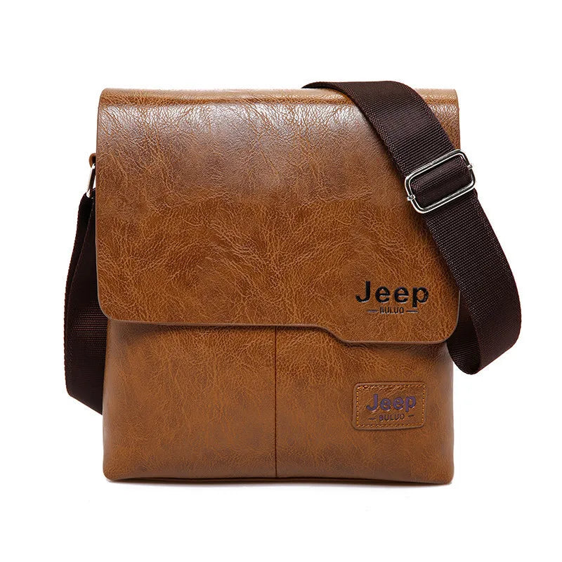 Kit Shoulder Bag de Couro Premium + Carteira Executiva - Jeep Buluo