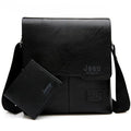 Kit Shoulder Bag de Couro + Carteira Executiva - Jeep Buluo