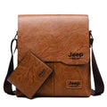 Kit Shoulder Bag de Couro + Carteira Executiva - Jeep Buluo