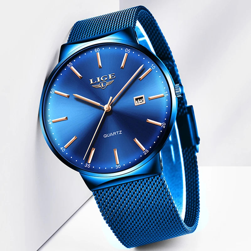 Relógio Lige Chic Pulseira Mesh