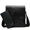 Kit Shoulder Bag de Couro + Carteira Executiva - Jeep Buluo