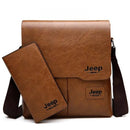 Kit Shoulder Bag de Couro + Carteira Executiva - Jeep Buluo