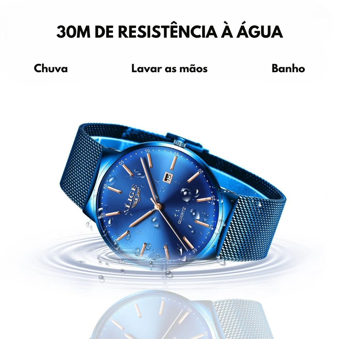 Relógio Lige Chic Pulseira Mesh