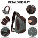 Bolsa Crossbody Vintage Canvas