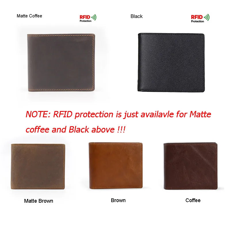 Carteira Vintage com bloqueio RFID