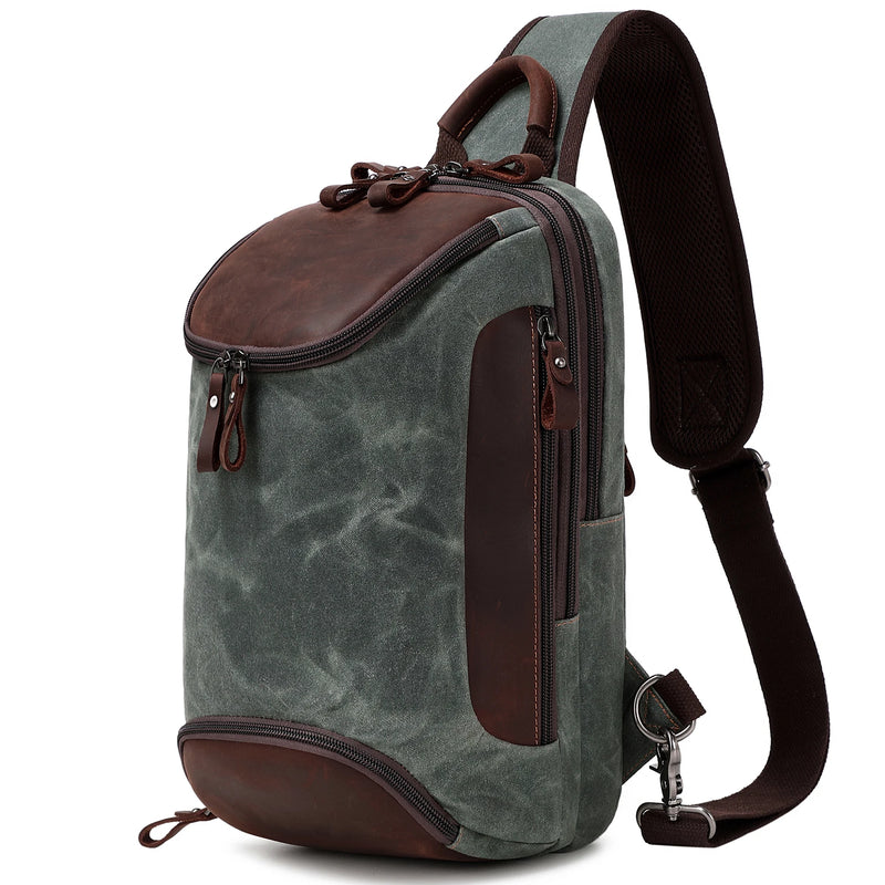 Bolsa Crossbody Vintage Canvas