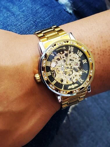Relógio Mecânico Skeleton Prime