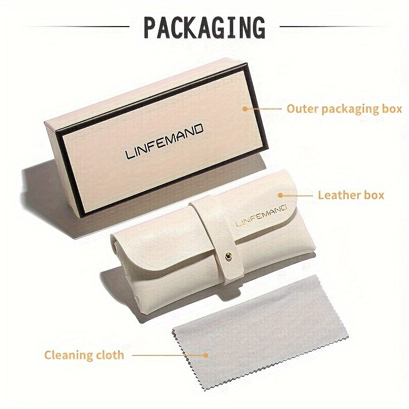 Óculos Linfemand Oversized Poligonal