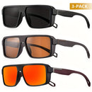 Óculos de Sol Quadrado Polarizado Ultra Leve