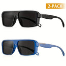 Óculos de Sol Quadrado Polarizado Ultra Leve