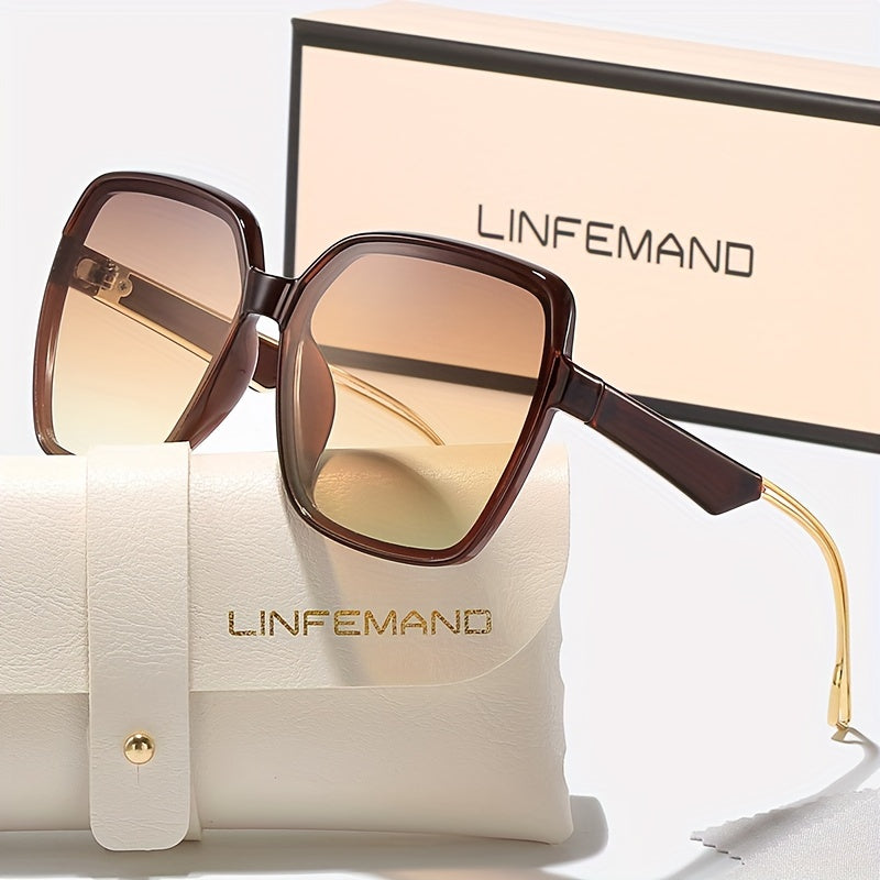 Óculos Linfemand Oversized Poligonal